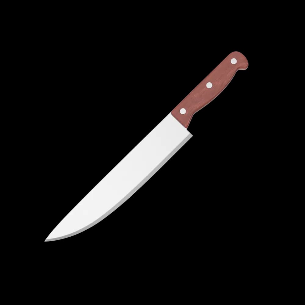 Faca do Chef Aço Inox 8"