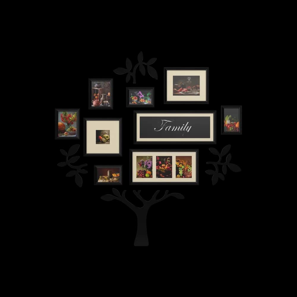Porta-Retratos Árvore da Família