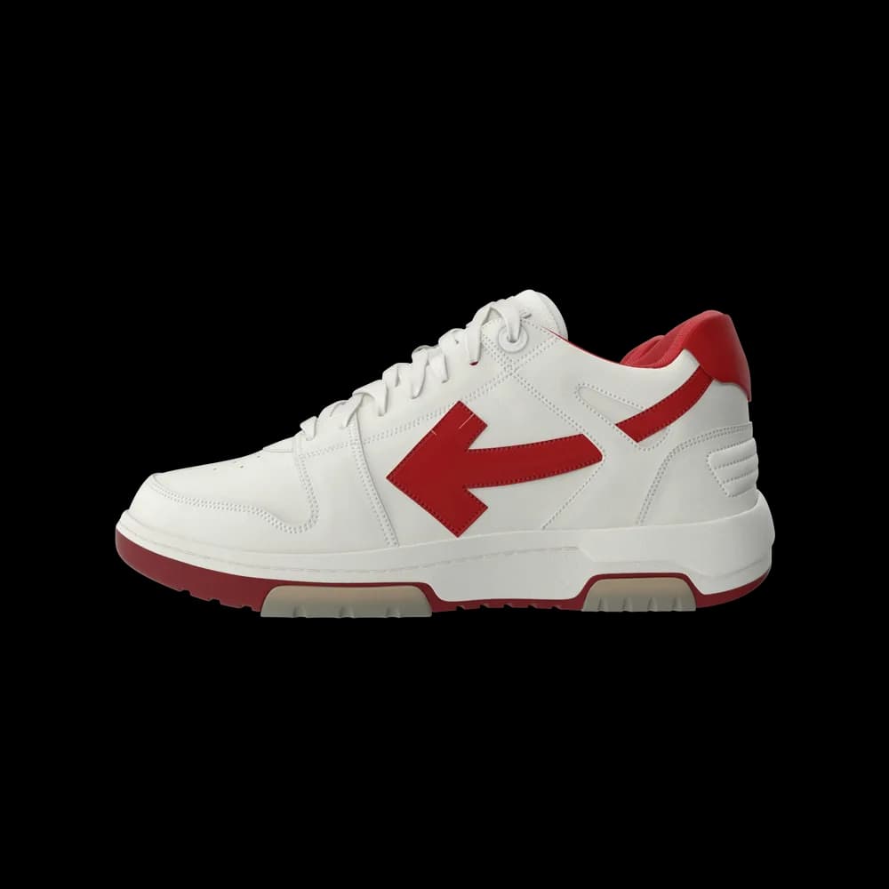 Tênis Esportivo Branco e Vermelho