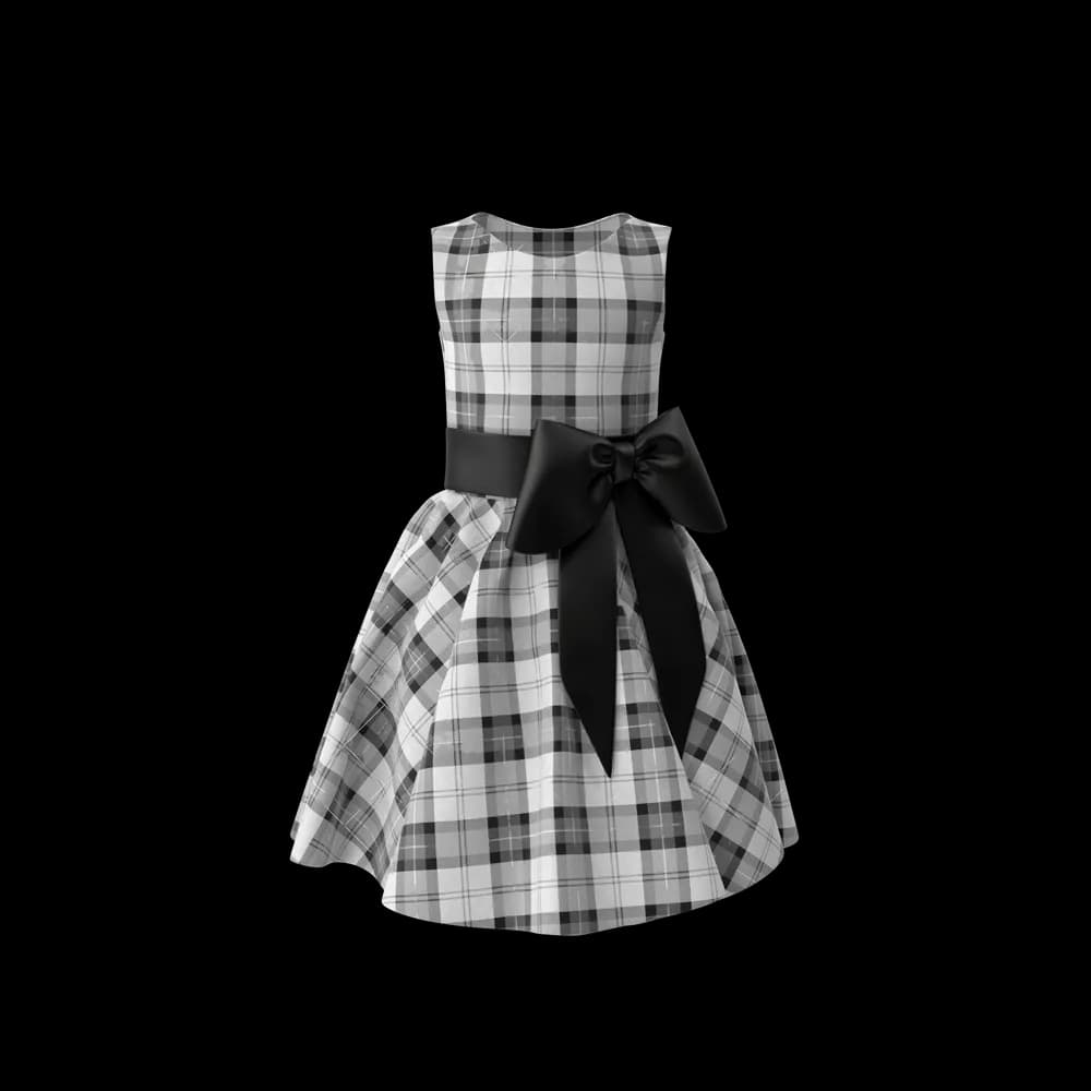 Vestido Xadrez Tartan