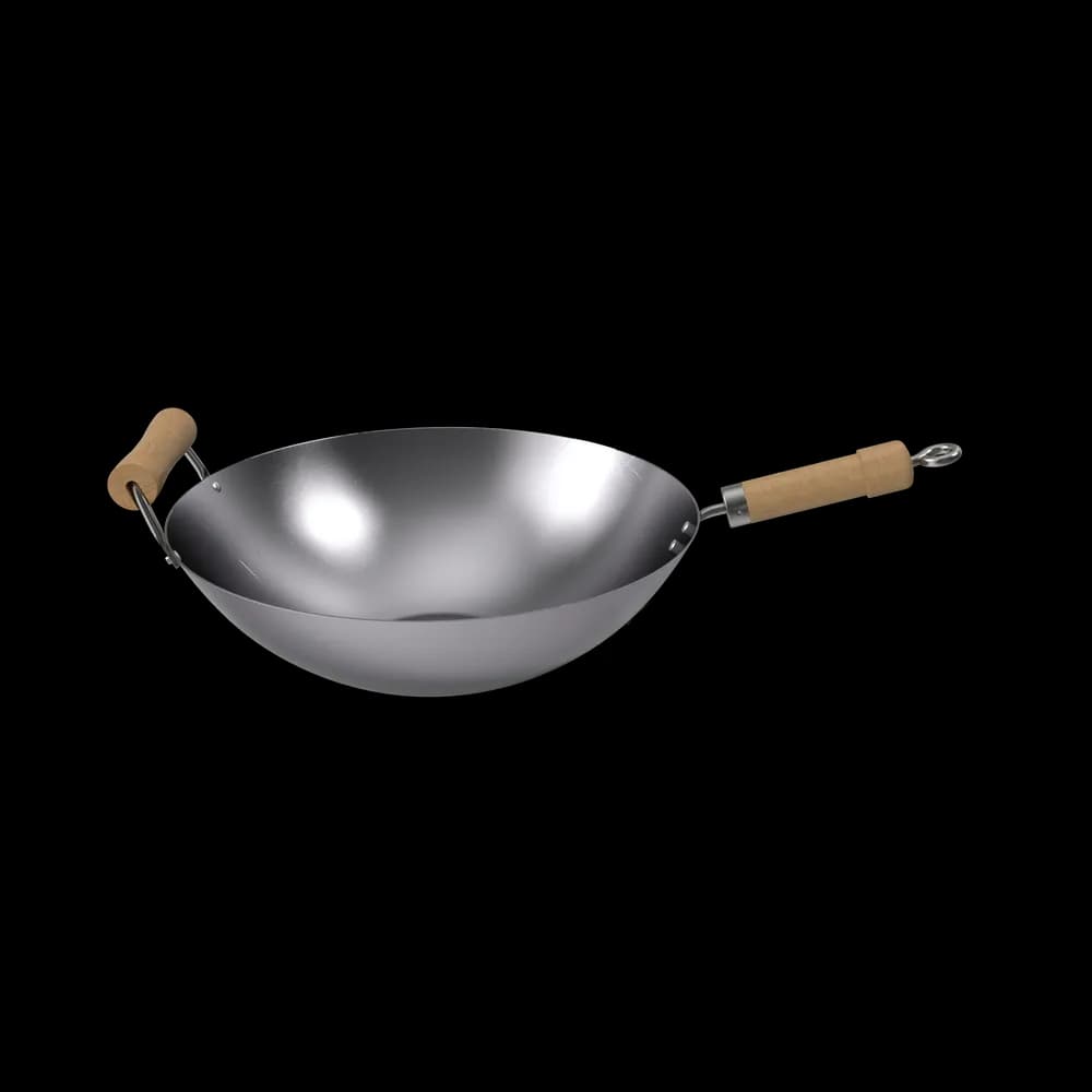 Wok de Aço Carbono 32 cm